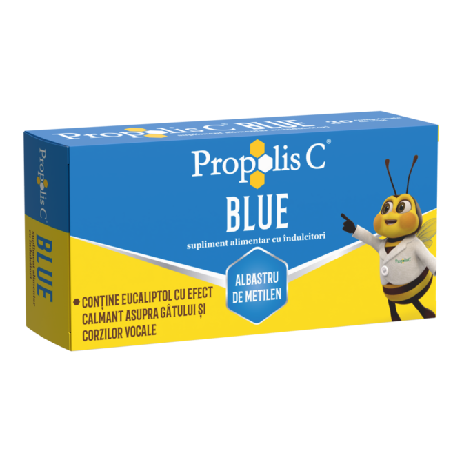 Propolis C Blue, 30 comprimate, Fiterman