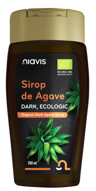 Sirop de agave dark Bio, 250ml, Niavis