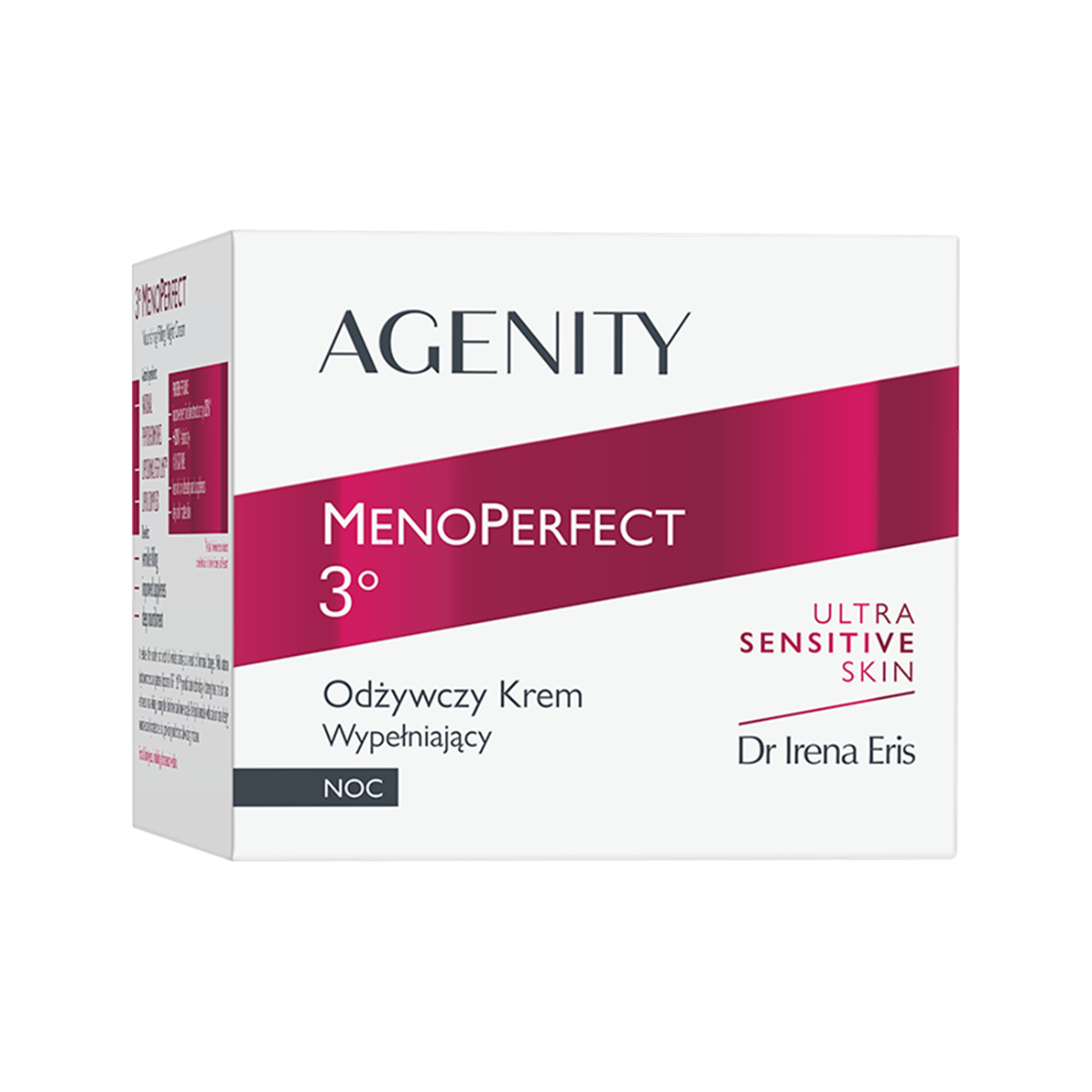 Crema de noapte hranitoare cu efect de umplere MenoPerfect 3, 50ml, Agenity